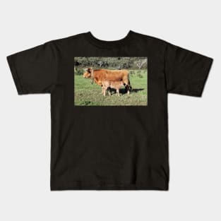 Horned cattle - A rare sight these days Kids T-Shirt